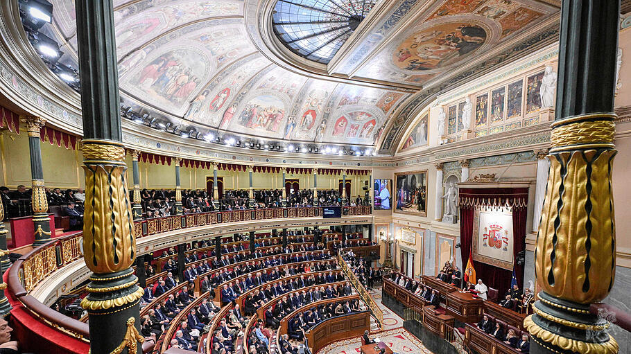 Papst Leo XIV. vor Spaniens Parlament