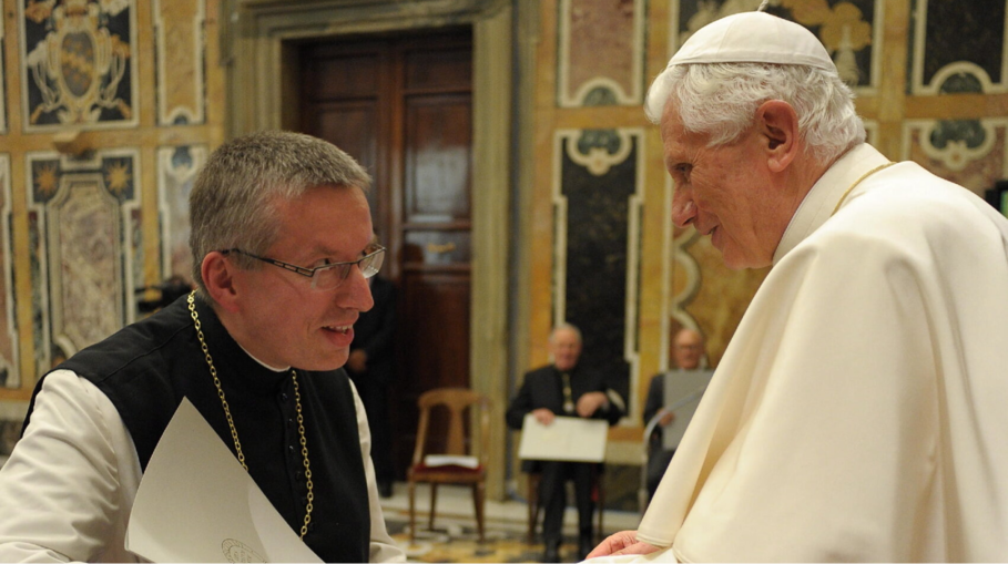 Maximilian Heim  mit Papst Benedikt XVI.