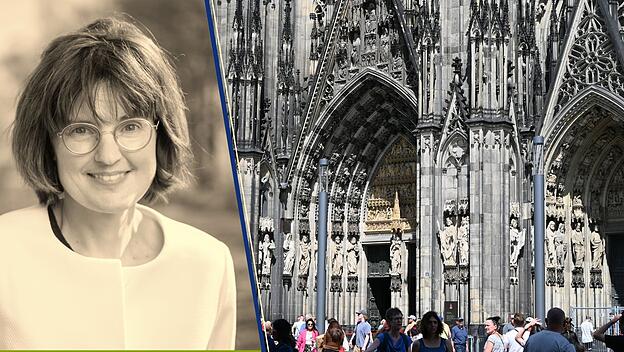 Kirchenredakteurin Regina Einig, K&ouml;lner Dom