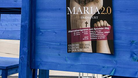 Protestaktion der Bewegung Maria 2.0 auf dem Ökumenischen Kirchentag