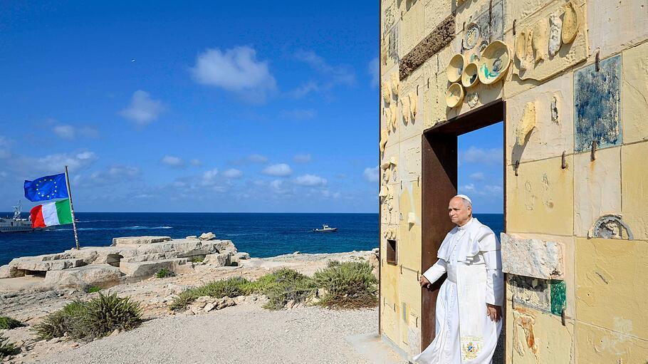 Papst Leo auf Lampedusa