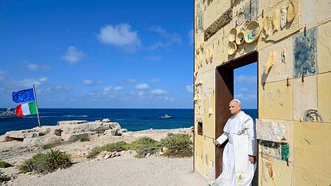 Papst Leo auf Lampedusa
