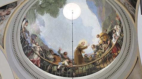 Goya malte die Kuppel von San Antonio de la Florida, Madrid.