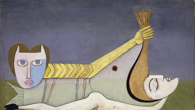 Victor Brauner, Das Handtier, 1943, Öl auf Leinwand, 54 x 65 cm, Neue Nationalgalerie – Stiftung Preußischer Kulturbesitz. Schenkung Sammlung Ulla und Heiner Pietzsch an das Land Berlin 2010.