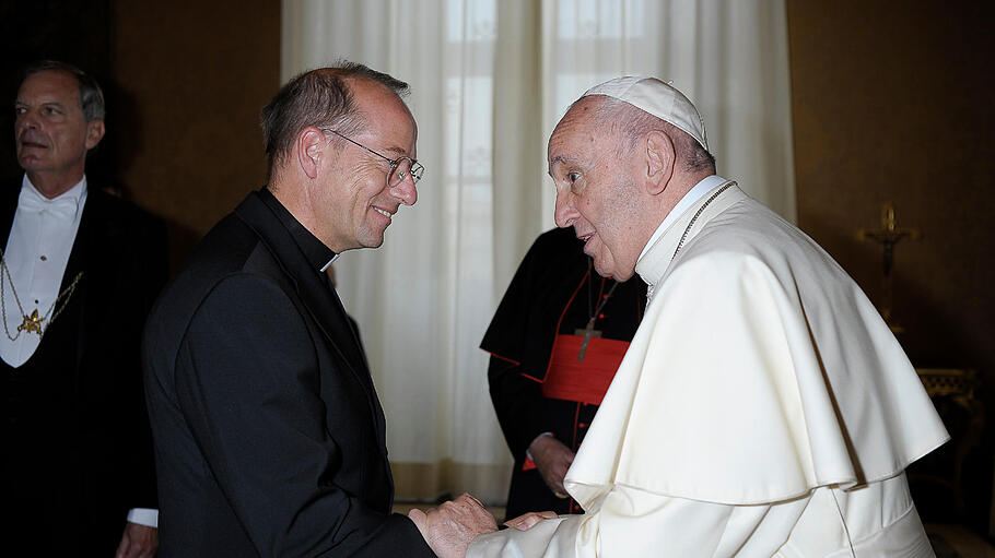 Christian Hartl bei Papst Franziskus