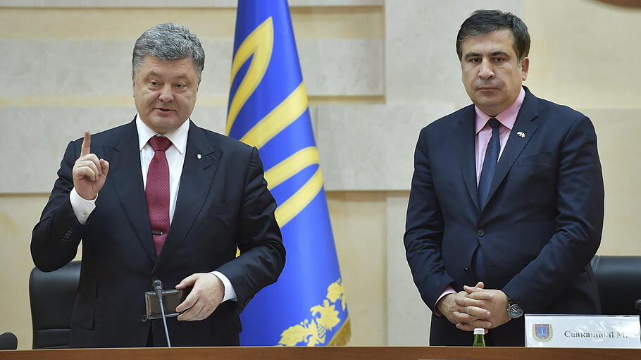 Petro Poroschenko und Michail Saakaschwili