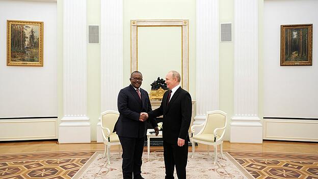 Putin empfängt Präsidenten von Äquatorialguinea im Kreml