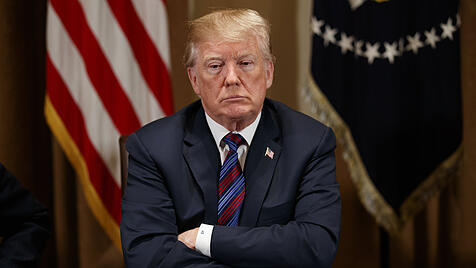 US-Präsident Trump bei Kabinettstreffen
