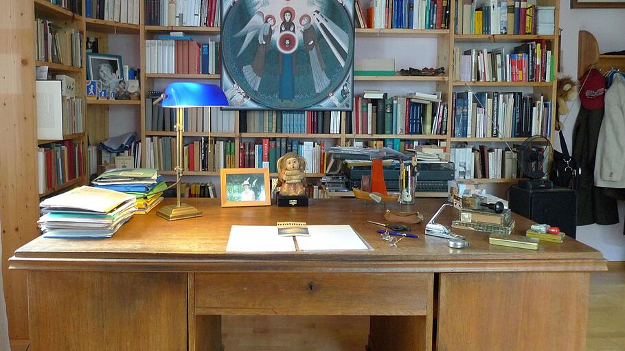 Schreibtisch des Philosophen Hans Blumenberg
