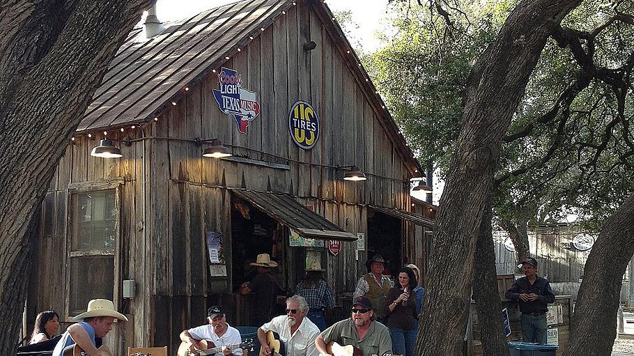 Deutsche Siedler im texanischen Luckenbach