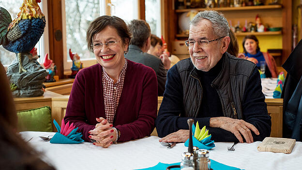 Alexander Van der Bellen und Doris Schmidauer