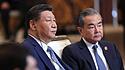 Der chinesische Präsident Xi Jinping und Außenminister Wang Yi