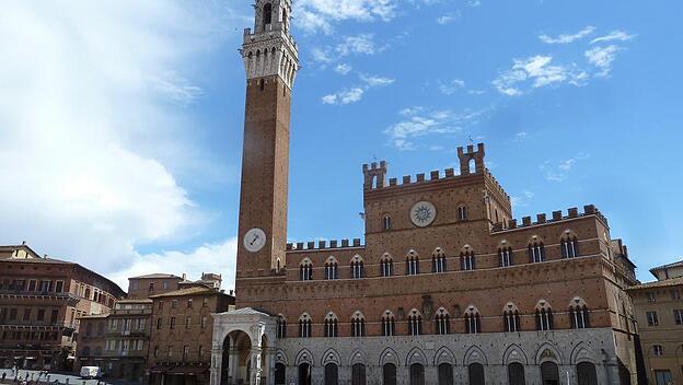 Die Piazza del Campo in Siena