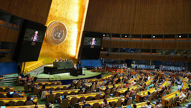 Die UN-Generalversammlung tagt jährlich am dritten Dienstag im September