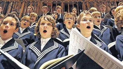 Thomanerchor in der Leipziger Thomaskirche