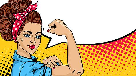 Powerfrau, Popart