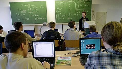 Computerklasse an einer höheren Schule
