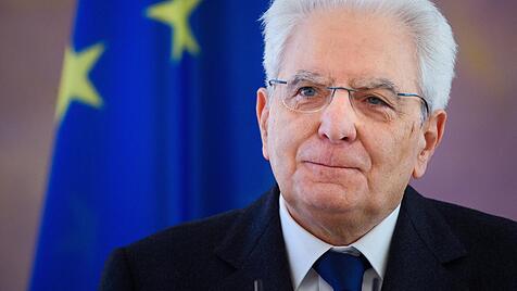 Italiens Präsident Sergio Mattarella