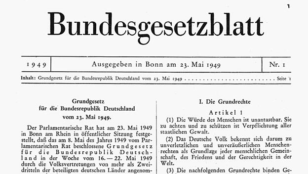 Bundesgesetzblatt von 1949