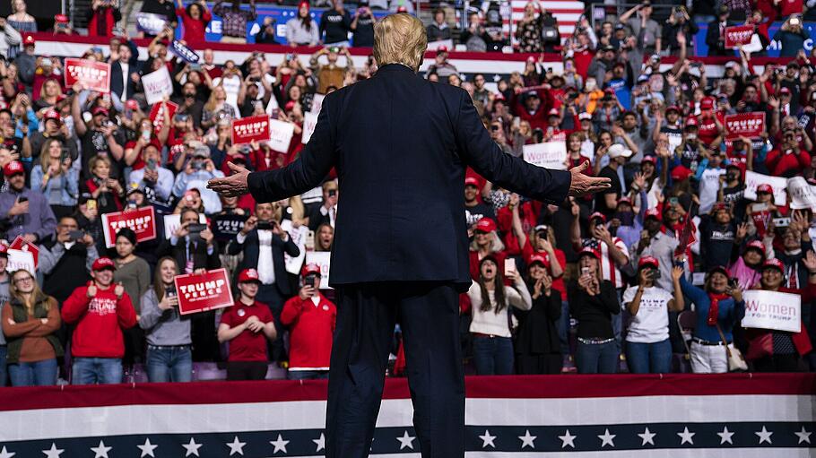 US-Präsident Donald Trump bei einer Wahlkampfveranstaltung