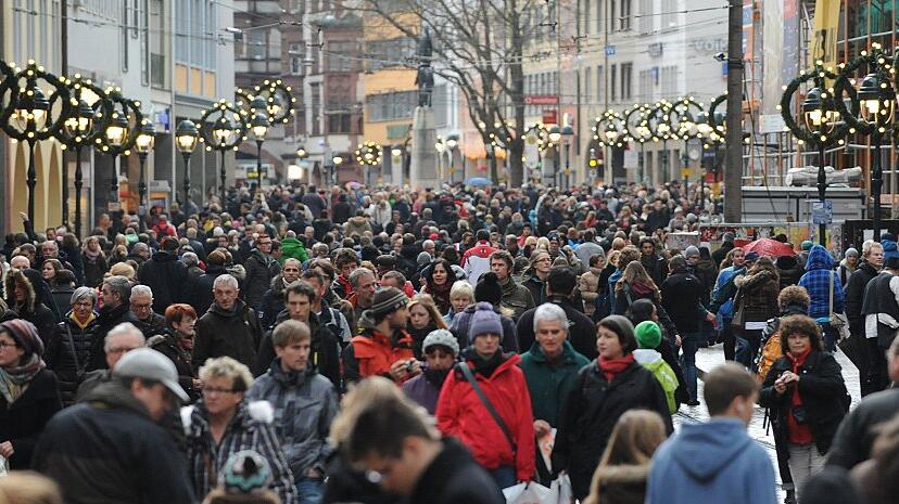 Weihnachtsgeschenkeinkauf in Freiburg