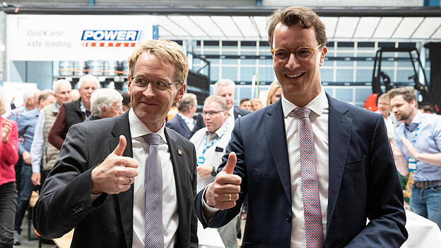 Die Ministerpräsidenten Daniel Günther und Hendrik Wüst