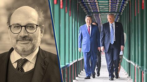 Der chinesische Präsident Xi Jinping und der US-Präsident Donald Trump
