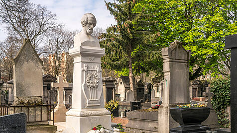 Grabmal des Dichters Heinrich Heine in Paris