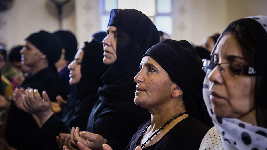 Beerdingungsgottesdienst für koptische Märtyrer