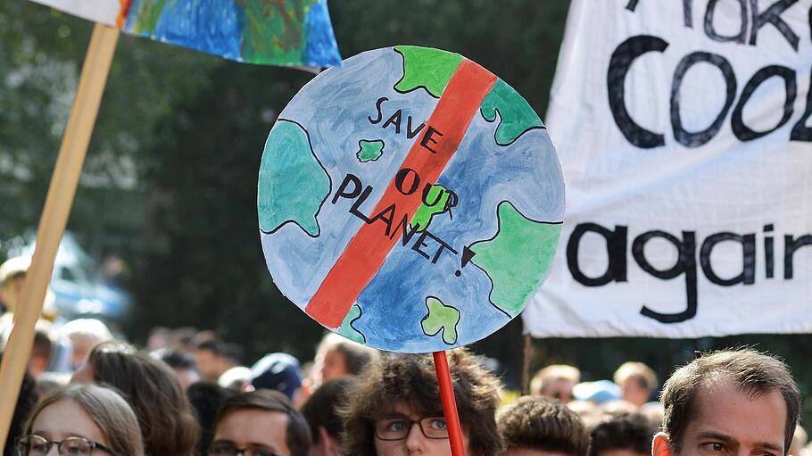 Demo zum Kampf gegen Klimawandel