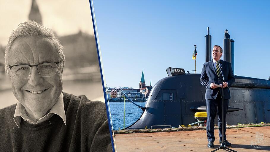 Feuilletonredakteur Henry C. Brinker, Boris Pistorius vor U-Boot