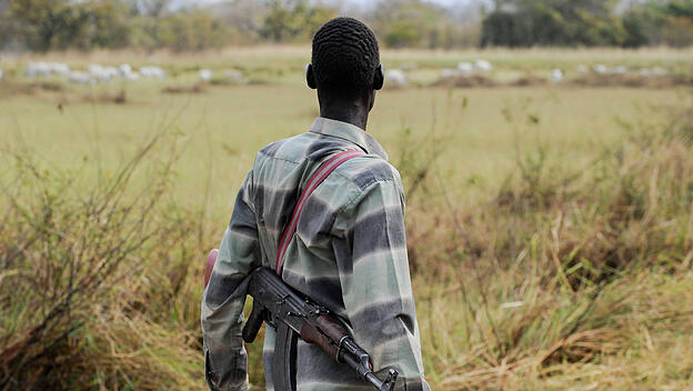 Bewaffnete Hirten im Südsudan