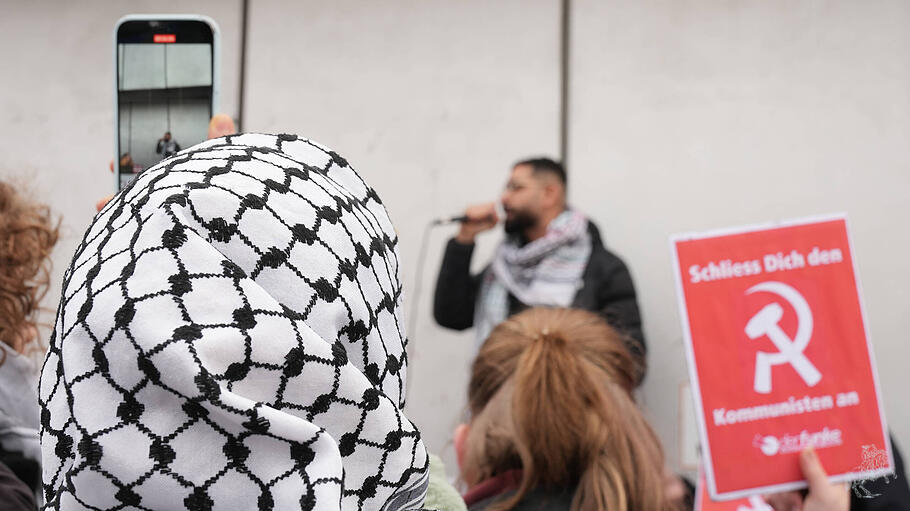 Gaza-Solidaritätskundgebung an der FU Berlin