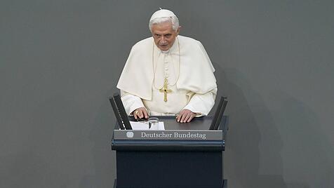 Benedikt XVI. im deutschen Bundestag