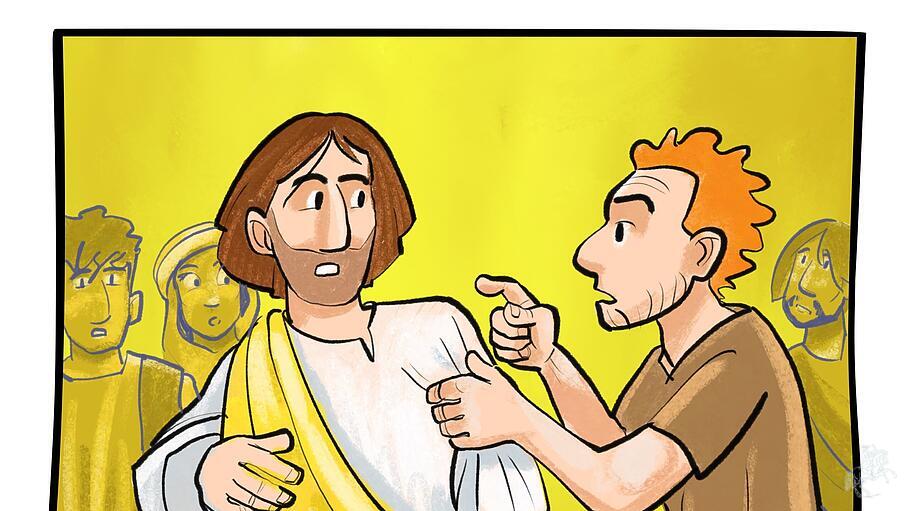 Petrus macht Jesus Vorw&uuml;rfe