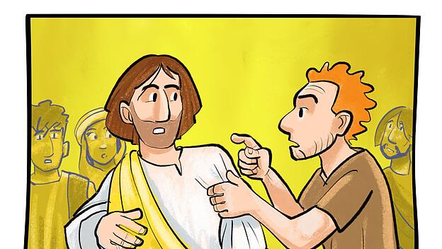 Petrus macht Jesus Vorw&uuml;rfe
