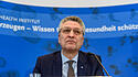 Lothar Wieler, Präsident des Robert Koch-Instituts (RKI), beim täglichen Pressebriefing während der Corona-Pandemie.