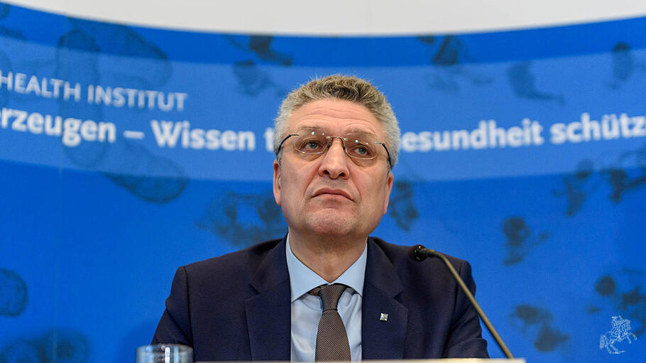Lothar Wieler, Präsident des Robert Koch-Instituts (RKI), beim täglichen Pressebriefing während der Corona-Pandemie.