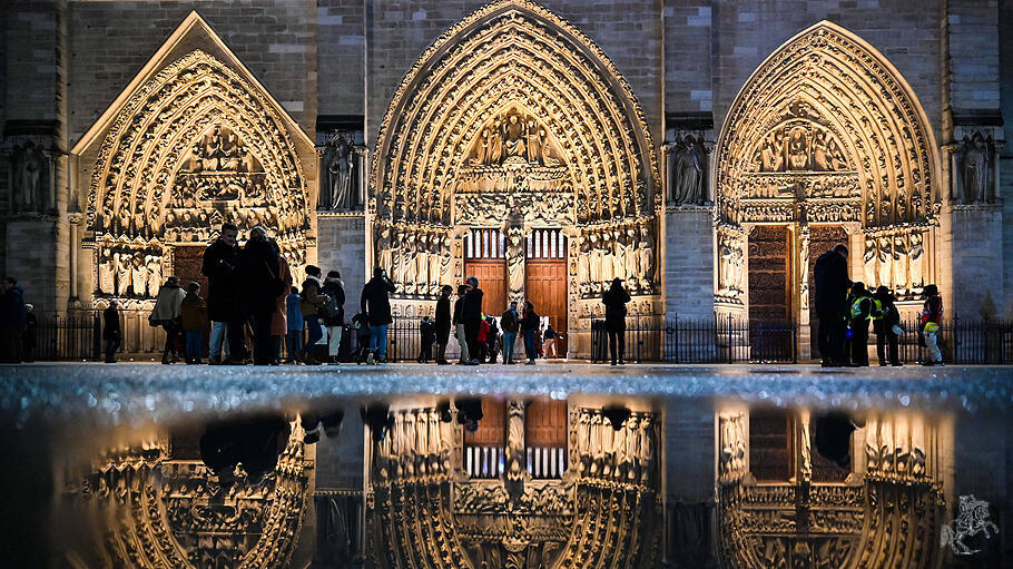 Tag der Wiedereröffnung von Notre Dame