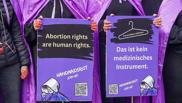 Demo von Abtreibungsbef&uuml;rwortern in M&uuml;nchen