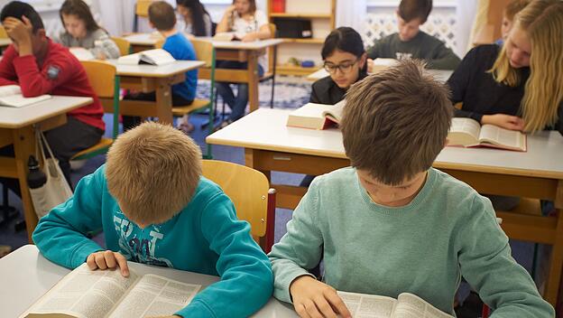 Kinder in der Schule "Die Lerche" - Mason-P&auml;dagogik