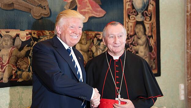 Donald Trump und Pietro Parolin