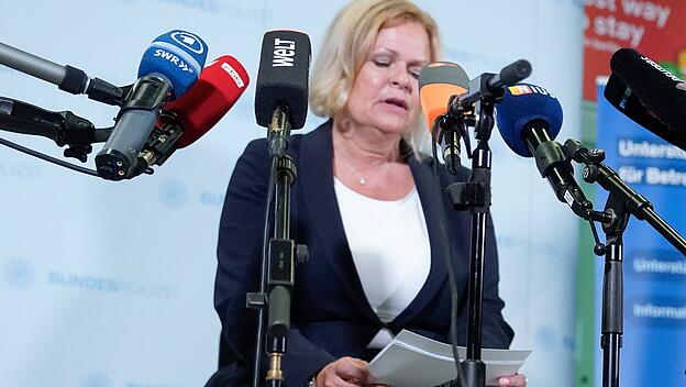 Bundesinnenministerin Nancy Faeser (SPD)