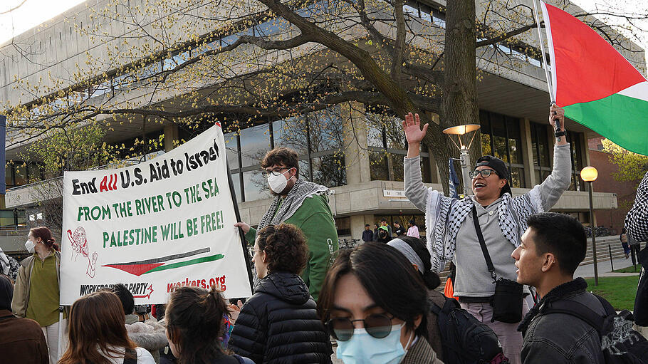 Propalästinensische Proteste an der Cambridge University