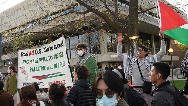 Propal&auml;stinensische Proteste an der Cambridge University