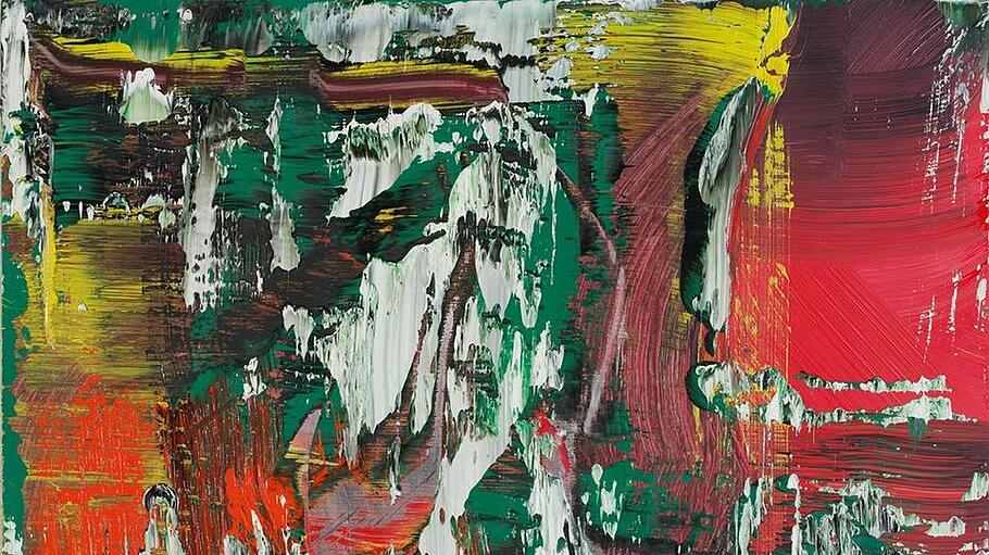 Gerhard Richter: Abstraktes Bild (2016), Öl auf Alu
