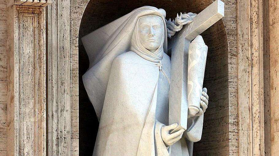 Papst weiht Edith-Stein-Statue am Petersdom ein