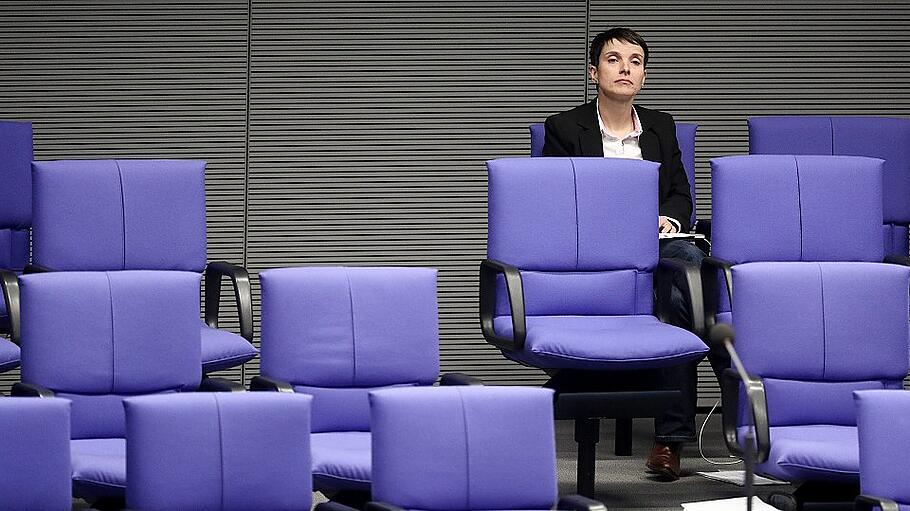 Frauke Petry: Im Bundestag sitzt sie ganz hinten