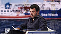 Italiens Innenminsiter Salvini spricht in TV-Sendung