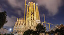 Die berühmte Kirche Sagrada Familia